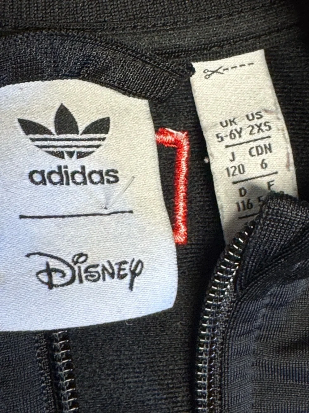 EUC Disney Adidas Boys Jacket  Size 5-6